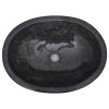 Sink Black 53x40x15 cm Marble