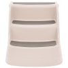 Folding 3-Step Dog Stairs Cream 50x38x38 cm Plastic