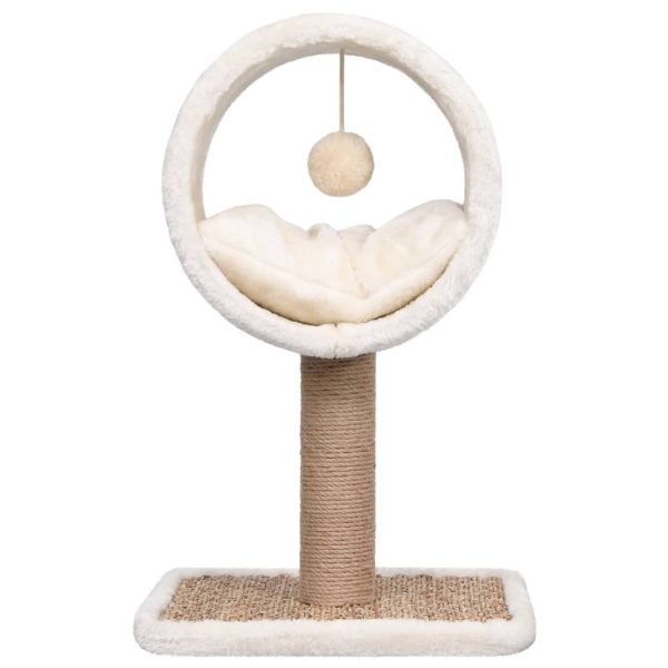 Cat Tree with Top Tunnel and Toy 56 cm Seagrass