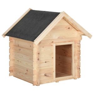 Dog House 80x80x100.6 cm Solid Wood Pine