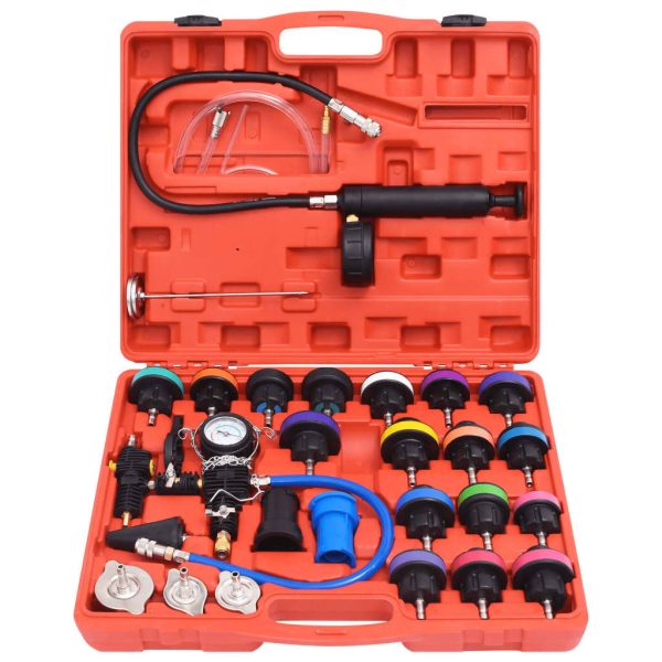 28 Piece Radiator Pressure Tester Kit”