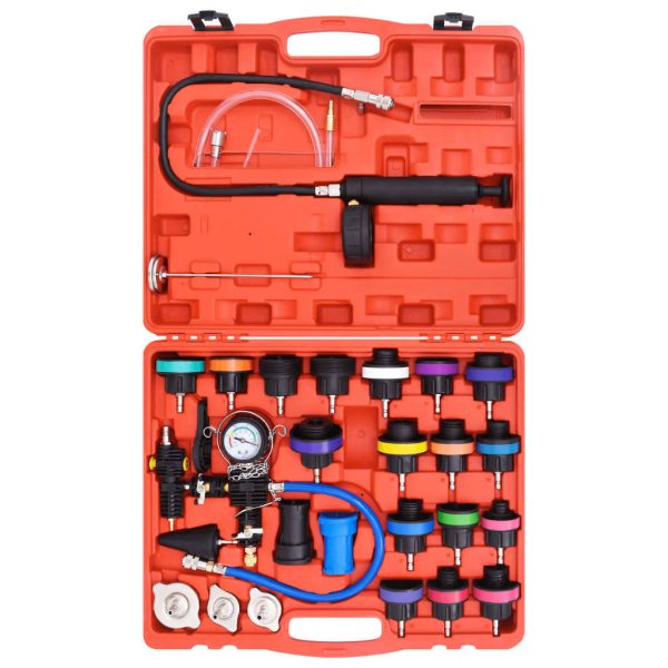 28 Piece Radiator Pressure Tester Kit”