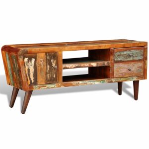 Daphne Reclaimed Wood TV Cabinet 1 Door 2 Drawers