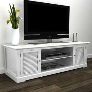 Jennings TV Stand White Wood