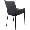 Dining Chairs 2 pcs Dark Grey Fabric