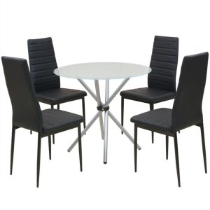 Five Piece Dining Table and Chair Set