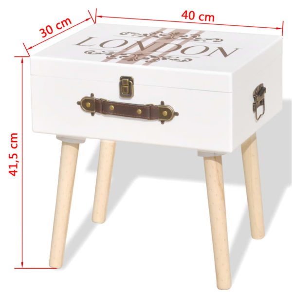 Prospect Side Cabinet 40x30x41.5 cm White