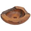 Basin Solid Teak 45 cm