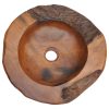 Basin Solid Teak 45 cm