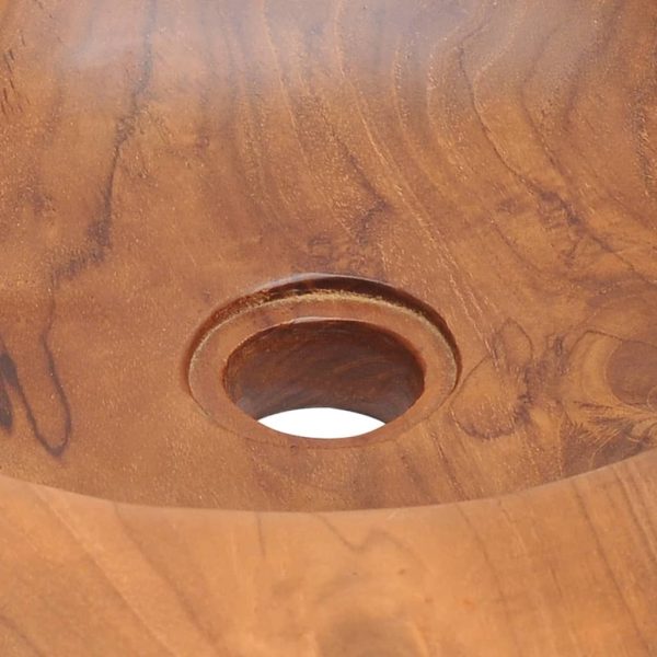 Basin Solid Teak 45 cm