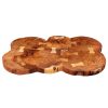 Log Bar Table Solid Acacia Wood 90x60x110 cm