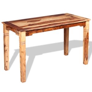 Dining Table Solid Sheesham Wood 120x60x76 cm