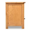 Vail TV Cabinet 90x35x48 cm Solid Oak Wood