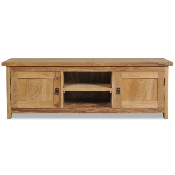 Scottsboro TV Cabinet Solid Teak 120x30x40 cm