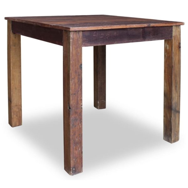 Dining Table Solid Reclaimed Wood 82x80x76 cm