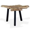 Coffee Table Genuine Teak 80x70x38 cm