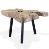 Coffee Table Genuine Teak 80x70x38 cm