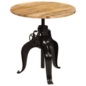 Bar Table Solid Mango Wood 75x(76-110) cm