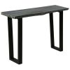 Console Table Solid Mindi Wood 110x35x75 cm Grey