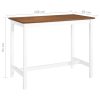 Bar Table Solid Wood 108x60x91 cm