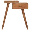 Mounds Bedside Table Solid Acacia Wood 45x32x55 cm