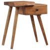 Mounds Bedside Table Solid Acacia Wood 45x32x55 cm