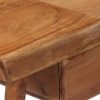 Mounds Bedside Table Solid Acacia Wood 45x32x55 cm