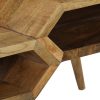 Coffee Table Solid Mango Wood 104x50x45 cm