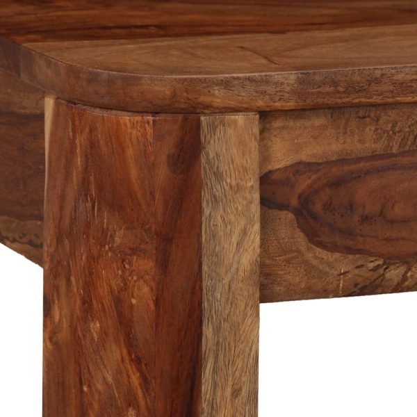 Bar Table Solid Sheesham Wood 60x60x107 cm