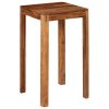 Bar Table Solid Sheesham Wood 60x60x107 cm