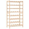 Wine Rack Cedar Wood 57,5x28x102 cm