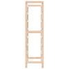 Wine Rack Cedar Wood 57,5x28x102 cm