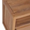 Denver TV Cabinet Solid Teak Wood with Natural Finish 120x30x40 cm