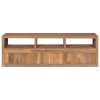 Denver TV Cabinet Solid Teak Wood with Natural Finish 120x30x40 cm