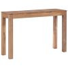 Console Table Solid Teak Wood with Natural Finish 110x35x76 cm