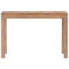 Console Table Solid Teak Wood with Natural Finish 110x35x76 cm