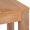 Console Table Solid Teak Wood with Natural Finish 110x35x76 cm