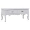 Coffee Table 100x50x46 cm White