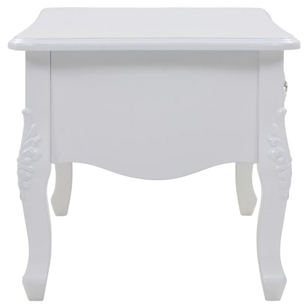 Coffee Table 100x50x46 cm White