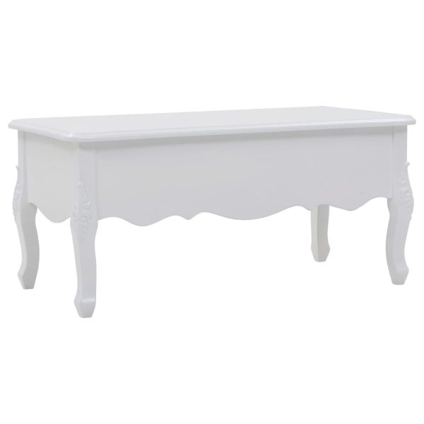 Coffee Table 100x50x46 cm White