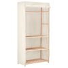 3-Tier Clothes Wardrobe 79x40x170 cm