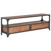 Oskaloosa TV Cabinet with 2 Drawers 120x30x40 cm Solid Pine Wood