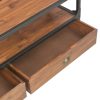 Oskaloosa TV Cabinet with 2 Drawers 120x30x40 cm Solid Pine Wood