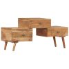 Santaquin TV Cabinet 108x30x49 cm Solid Acacia Wood