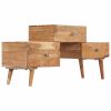 Santaquin TV Cabinet 108x30x49 cm Solid Acacia Wood