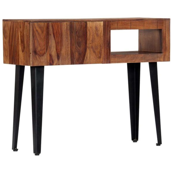 Console Table 90x30x75 cm Solid Sheesham Wood