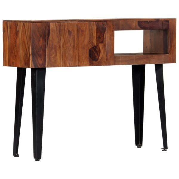 Console Table 90x30x75 cm Solid Sheesham Wood