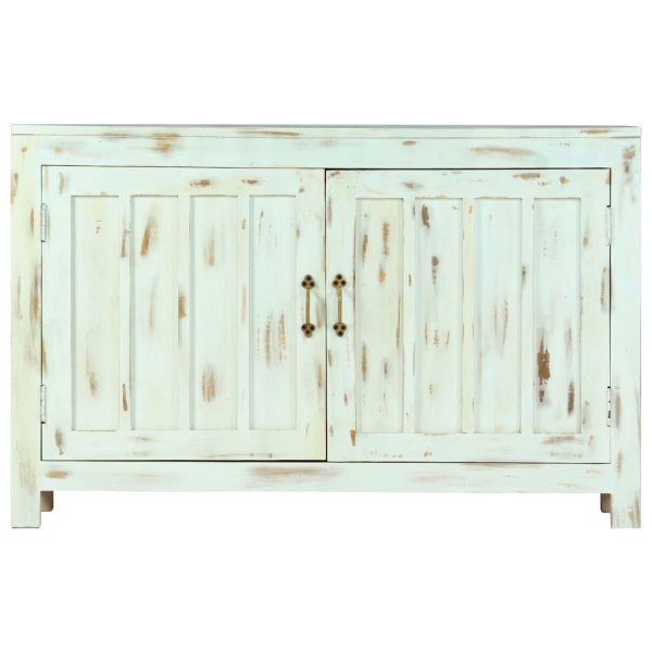 Sideboard Light Blue 110x35x70 cm Solid Mango Wood