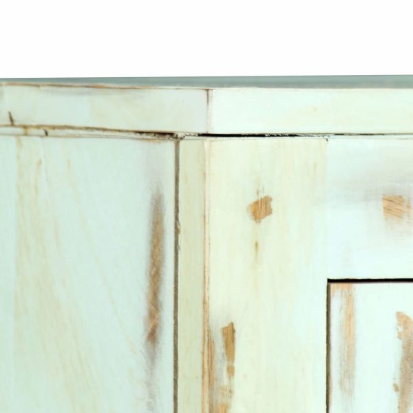 Sideboard Light Blue 110x35x70 cm Solid Mango Wood