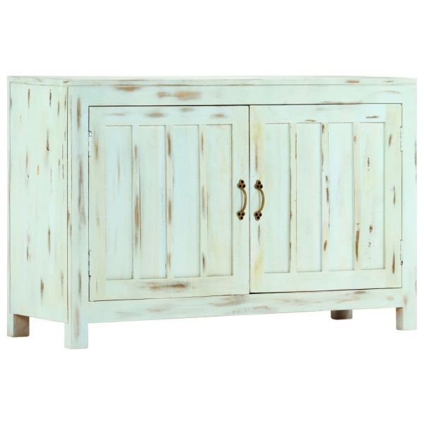 Sideboard Light Blue 110x35x70 cm Solid Mango Wood